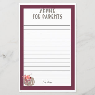 Little Pumpkin Parent Advice