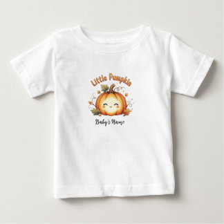 Little Pumpkin Personalized Baby T-shirt