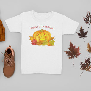 Little Pumpkin Personalized Toddler T-shirt