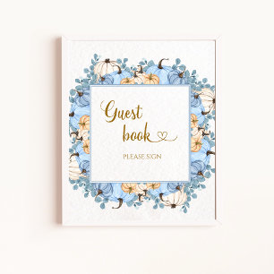 Little pumpkin please sign the Guest book Poster