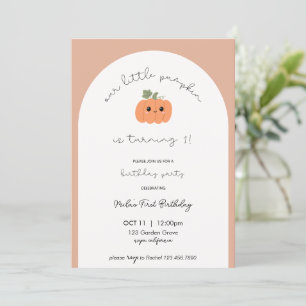 Little Pumpkin’s First Birthday Invitation