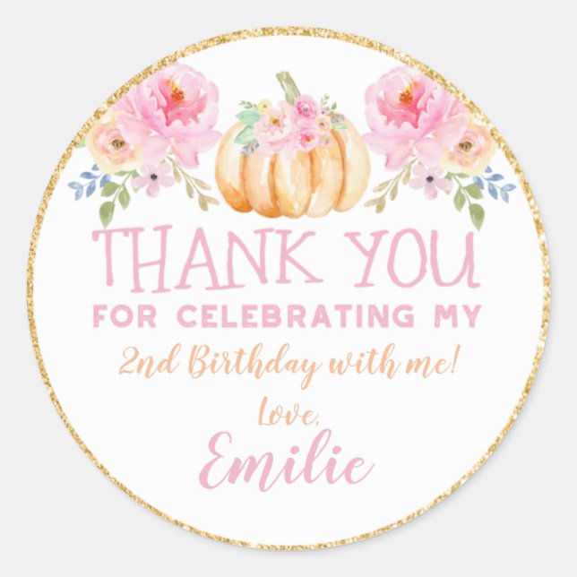 Little Pumpkin Stickers (Front)