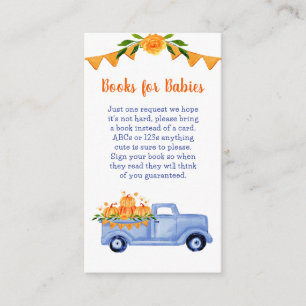 Little Pumpkin Triplet Boy Books for Babies Enclosure Card