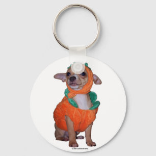 Little Pumpking Chihuahua Keychain