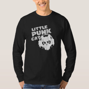 Little Punk Cat Punk Rocker Mohawk Punker T-Shirt