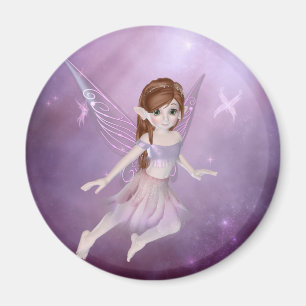 Little Purple Fairy - Fantasy Magnet