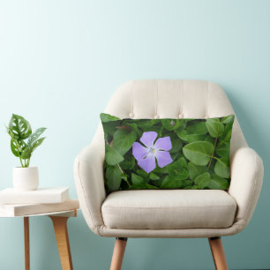 Little Purple Flower Lumbar Pillow