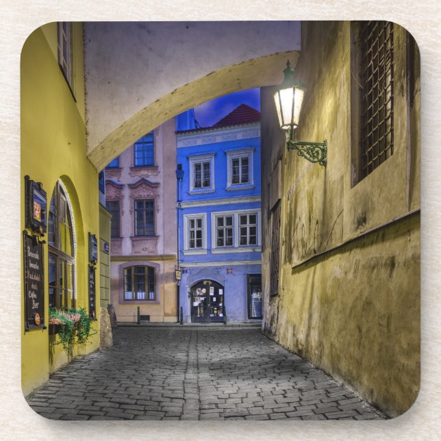 Little Quarter Night Hard Plastic Coaster (Front)