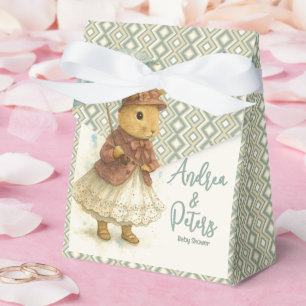 Little Rabbit Baby Shower for Girl Favor Box