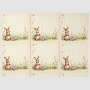Little Rabbit Easter Vintage Popular Collection Tissue Paper