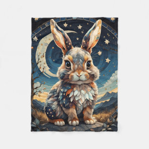 Little Rabbit Fleece Blanket