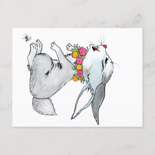 LITTLE RABBIT HOLIDAY POSTCARD