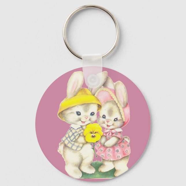 Little rabbits keychain (Front)
