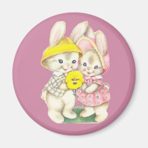 Little rabbits magnet