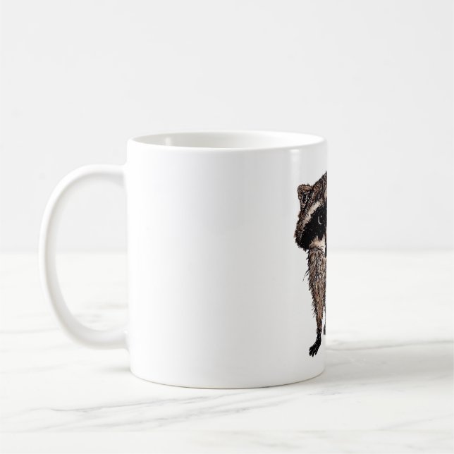Little Raccoon Coffee Mug (Left)