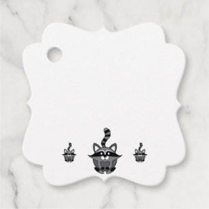Little Raccoon Favour Tags