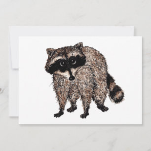 Little Raccoon Invitation