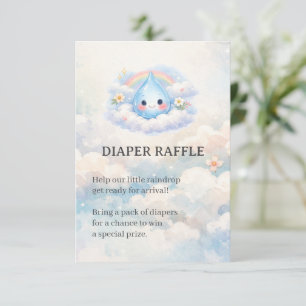 Little Raindrop on the Way Baby Shower Invitation
