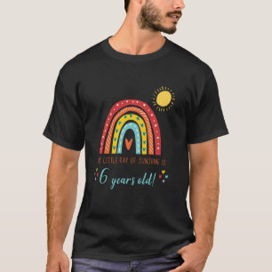 Little Ray Of Sunshine 6th Birthday Bday Party Fam T-Shirt