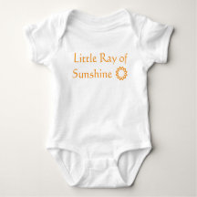 "Little Ray of Sunshine" Baby Bodysuit 