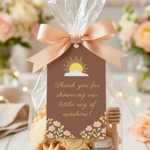 Little Ray Of Sunshine Baby Shower Gift Tags