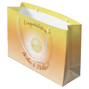 Little Ray of Sunshine Baby Shower Large Gift Bag