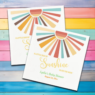 Little Ray Of Sunshine Baby Shower Napkin