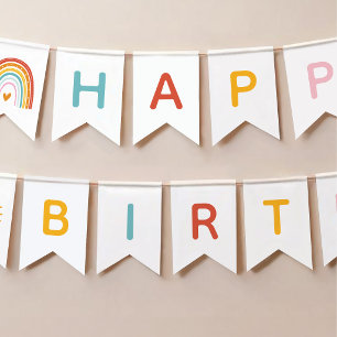 Little Ray of Sunshine Birthday Bunting Flags