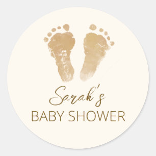 Little Ray of Sunshine Boho Baby Shower Classic Round Sticker