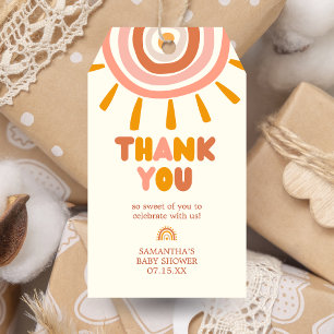 Little Ray of Sunshine Boho Sun Baby Favour Tags