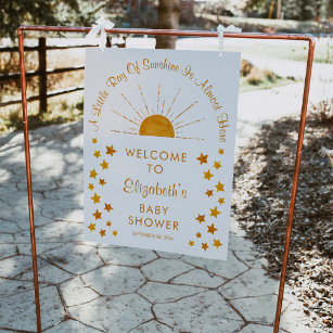 Little Ray Of Sunshine Gender Neutral Welcome Sign