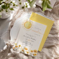 Little Ray Of Sunshine Wildflower Baby Shower 