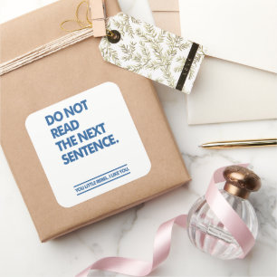 Little Rebel Square Sticker