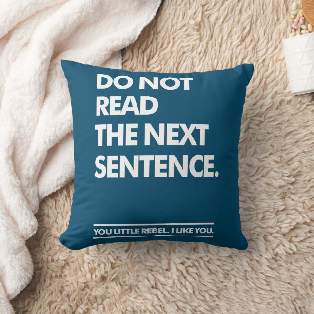 Little Rebel Throw Pillow (Blanket)
