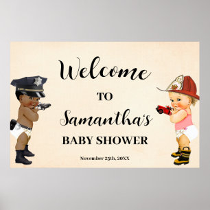 Little Recruit on the Way Welcome Baby Shower Sign