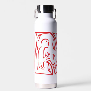 Little Red Bird Water Bottle
