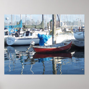 Little Red Boat Poster