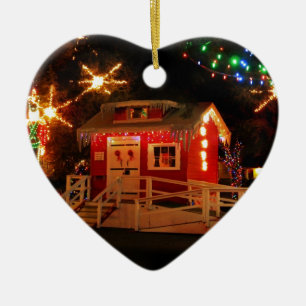 Little Red Ceramic Ornament