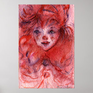 LITTLE RED CLOWN POSTER