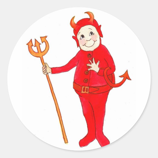 Little Red Devil Stickers (Front)