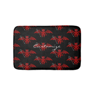 Little Red Devil Thunder_Cove Bath Mat