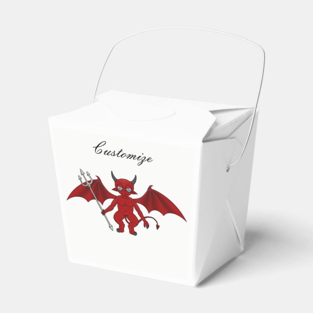 Little Red Devil Thunder_Cove Favor Box (Front Side)