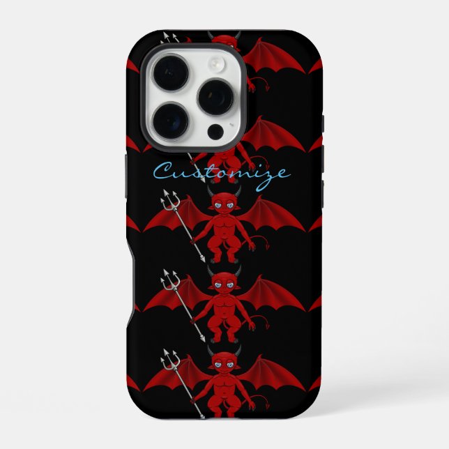 Little Red Devil Thunder_Cove iPhone Case (Back)