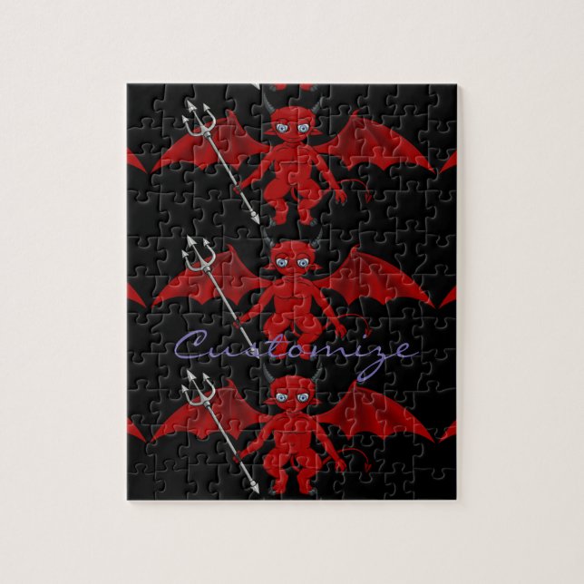 Little Red Devil Thunder_Cove Jigsaw Puzzle (Vertical)