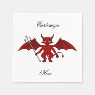Little Red Devil Thunder_Cove Napkin