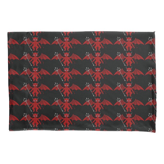 Little Red Devil Thunder_Cove Pillowcase (Front)