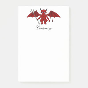 Little Red Devil Thunder_Cove Post-it Notes