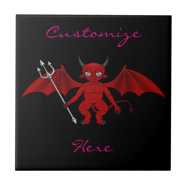 Little Red Devil Thunder_Cove Tile (Front)