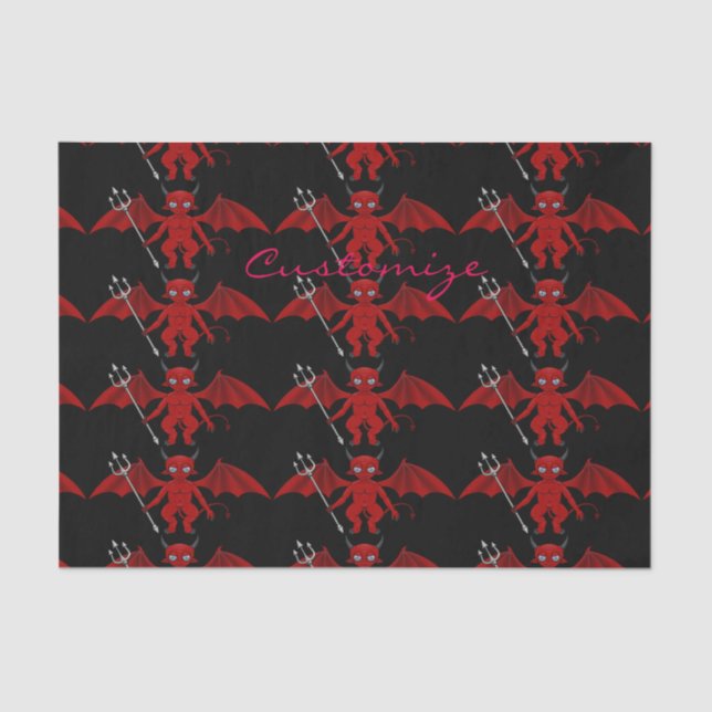 Little Red Devil Thunder_Cove Tissue Paper (Front)