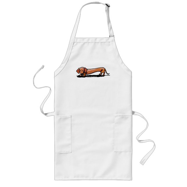 Little Red Doxie Apron (Front)
